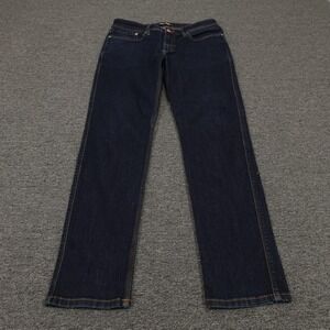 Men's Slim Straight Jeans - Dark Blue